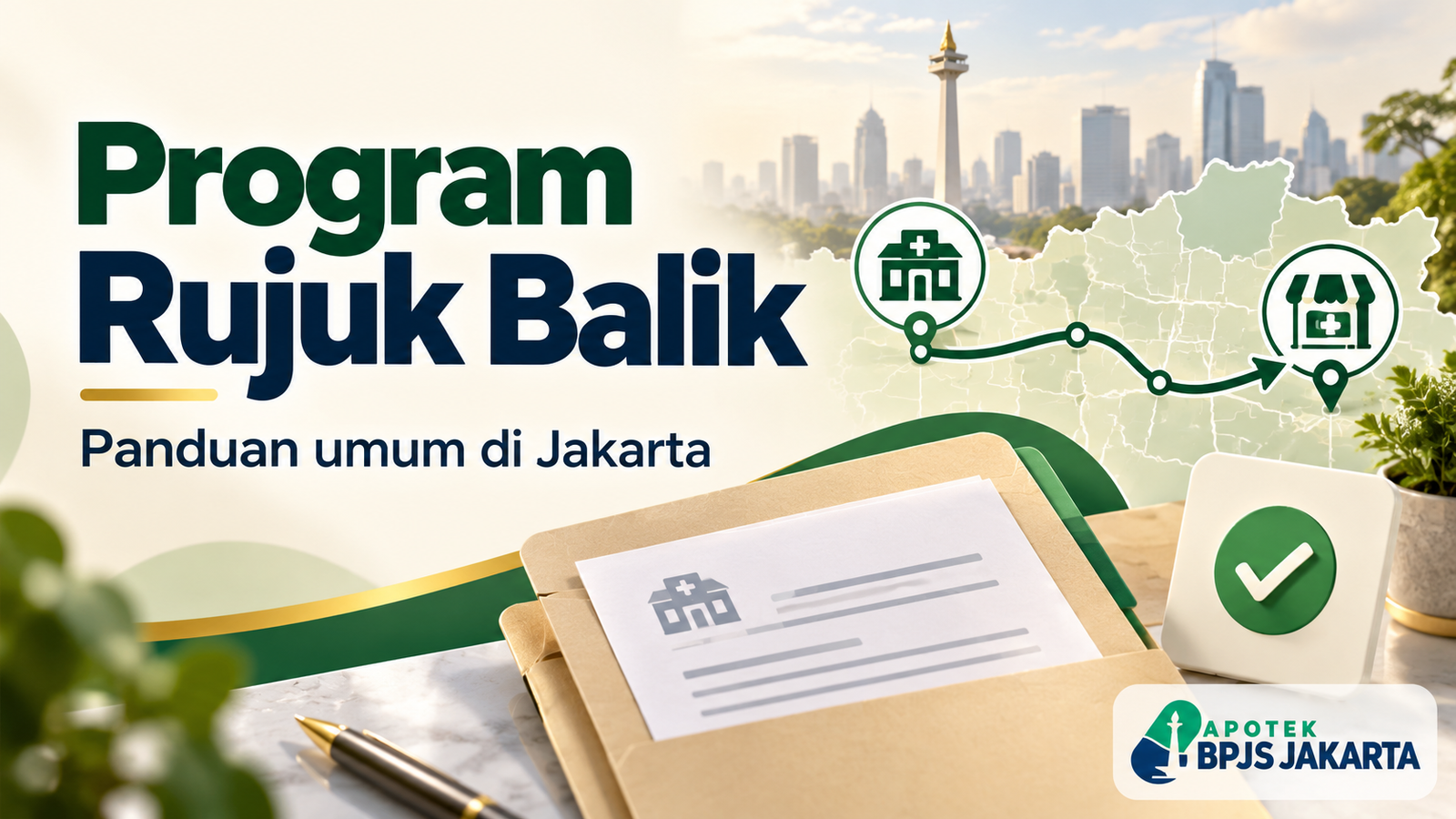 Alur Program Rujuk Balik dari fasilitas kesehatan ke apotek di Makassar